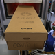 Maryland Cremation Services supervisor Ginger Rowley loads the remains of a covid-19 victim into a cremator in Millersville, Maryland.